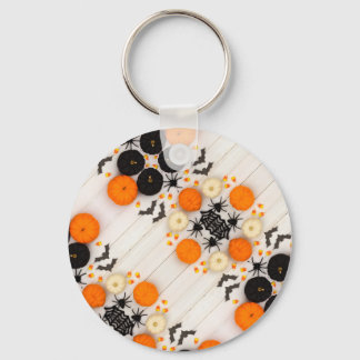 Halloween pumpkin keychain