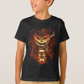Halloween Pumpkin King T-shirt by themonsterstore at Zazzle