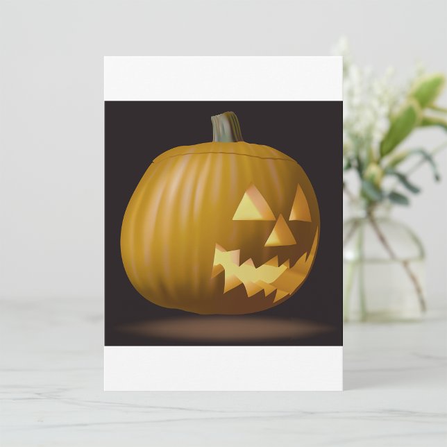 Halloween Pumpkin Lantern Invitations (Creator Uploaded)