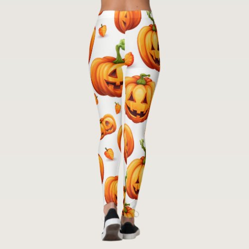 Halloween Pumpkin Leggings