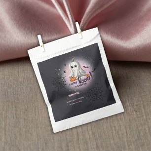 Halloween Pumpkin Little Boo Baby Shower Favor Bag