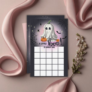 Halloween Pumpkin Little Boo Baby Shower Game