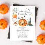 Halloween Pumpkin Little Boo Baby Shower Invitation<br><div class="desc">Halloween Pumpkin Little Boo Baby Shower Invitation</div>