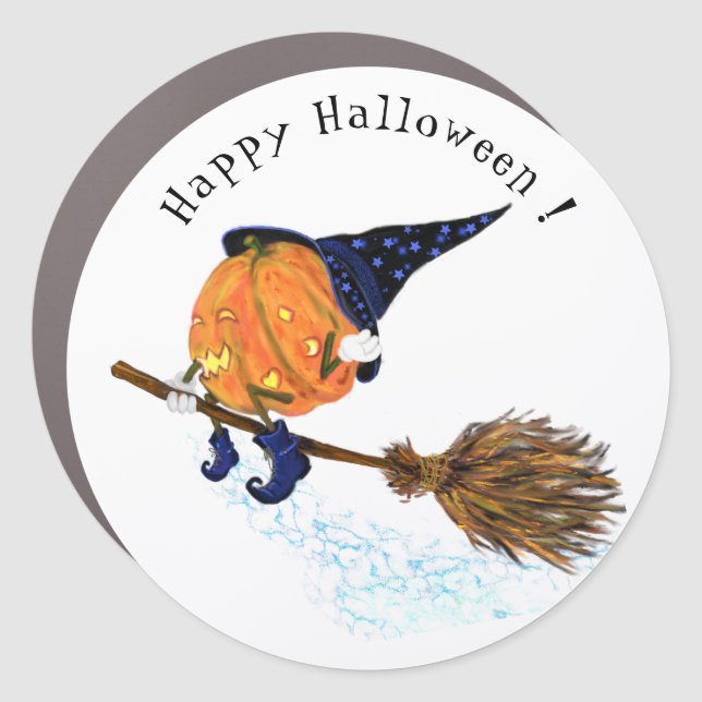 Halloween Pumpkin Magnet (Front)