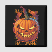 Halloween Pumpkin Magnet