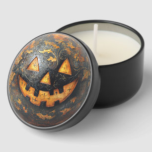 Halloween Pumpkin Mini Candle Favors