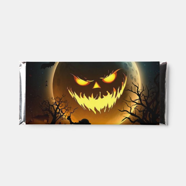 Halloween/pumpkin/moon/fall Hershey Bar Favors (Front)