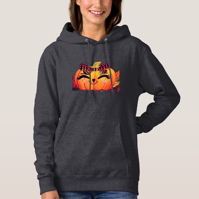 HALLOWEEN PUMPKIN MS. PRETTY   HOODIE (Front)