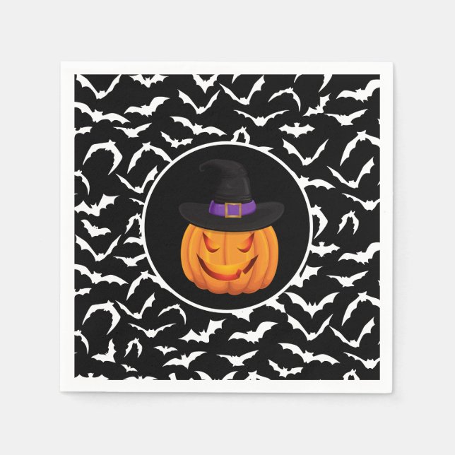 Halloween Pumpkin     Napkins (Front)