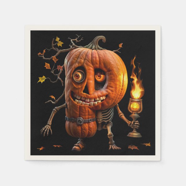 Halloween Pumpkin Napkins (Front)