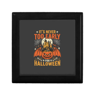 Halloween Pumpkin Never Too Early Castle Graphic_1 Gift Box