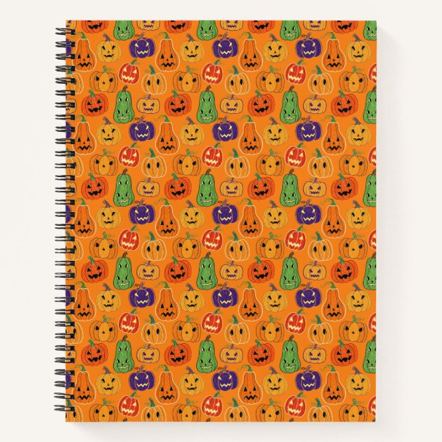 Halloween Pumpkin Notebook (Front)