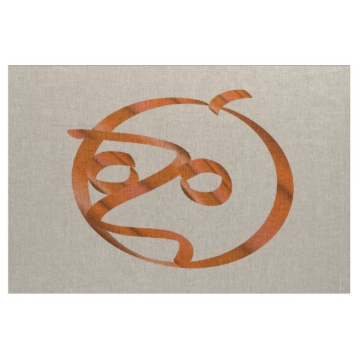 Halloween pumpkin on transparent background fabric
