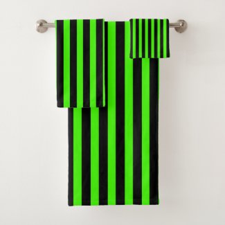Halloween Pumpkin Orange and Black Striped 