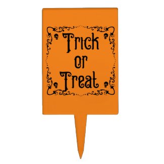 Halloween Pumpkin Orange and Black Trick or Treat