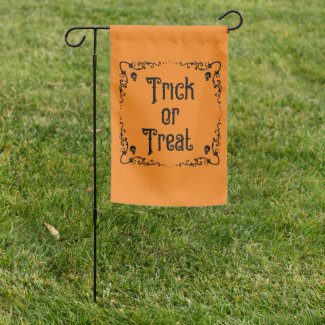 Halloween Pumpkin Orange and Black Trick or Treat 