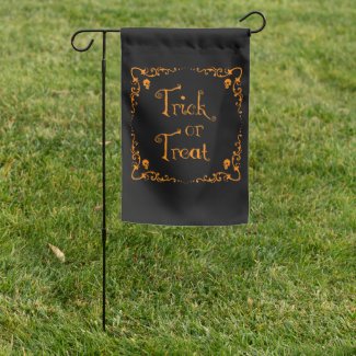 Halloween Pumpkin Orange and Black Trick or Treat 