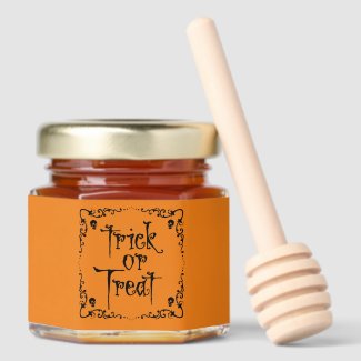 Halloween Pumpkin Orange and Black Trick or Treat 