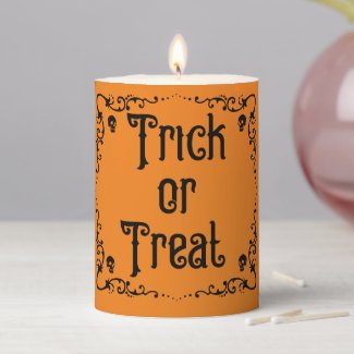 Halloween Pumpkin Orange and Black Trick or Treat