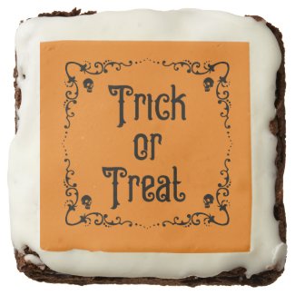 Halloween Pumpkin Orange & Black Trick or Treat