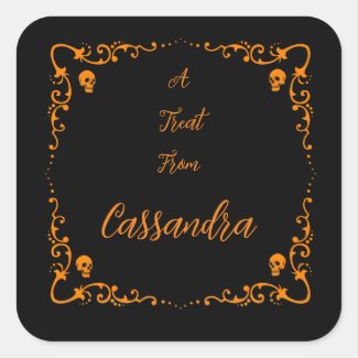 Halloween Pumpkin Orange Personalized Gift