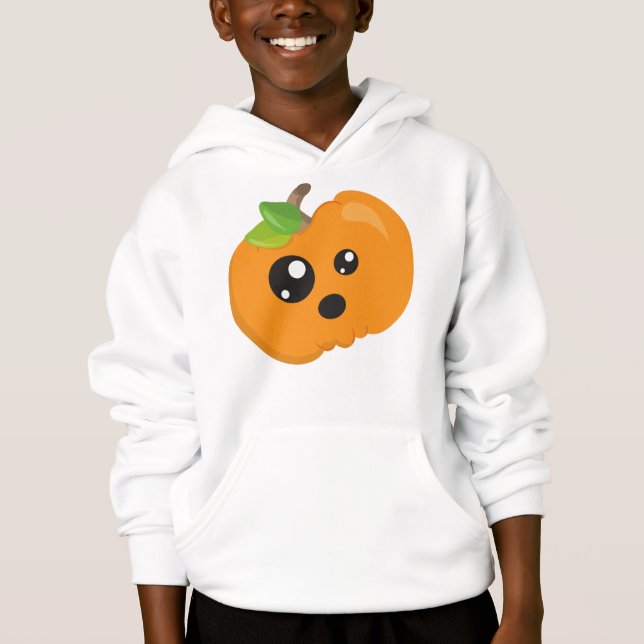 Halloween Pumpkin, Orange Pumpkin, Trick Or Treat Hoodie (Front)
