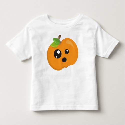 Halloween Pumpkin Orange Pumpkin Trick Or Treat Toddler T_shirt