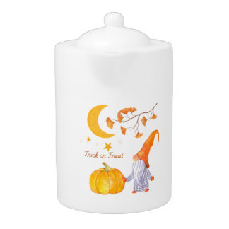 Halloween Pumpkin orange Teapots