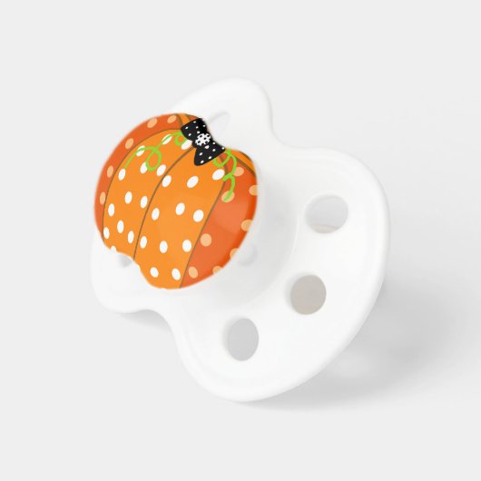 Halloween Pumpkin Pacifier (Front Right)