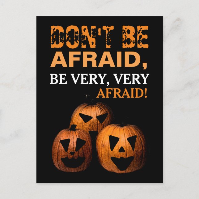 Halloween Pumpkin Party Invitation Postcard (Front)