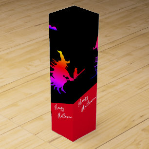 Halloween Pumpkin Party  Wine Box