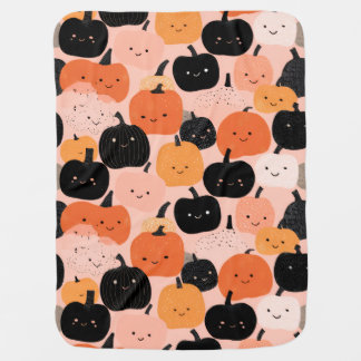 Halloween Pumpkin Patch Baby Blanket