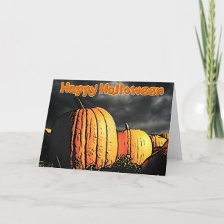 Halloween Pumpkin Patch Card