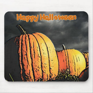 Halloween Pumpkin Patch Mouse Pad