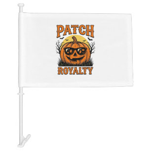 Halloween Pumpkin Patch Vintage Jack O Lantern Shi Car Flag