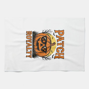 Halloween Pumpkin Patch Vintage Jack O Lantern Shi Kitchen Towel