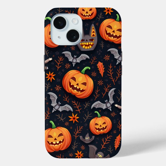 Halloween Pumpkin Pattern Phone Case (Back)
