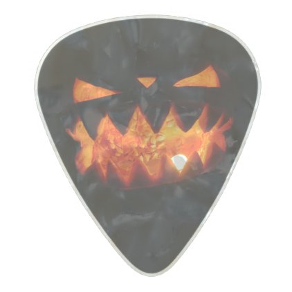 Halloween Pumpkin Pearl Celluloid Guitar Pick