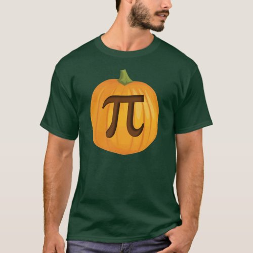 Halloween Pumpkin Pie Pi T_Shirt