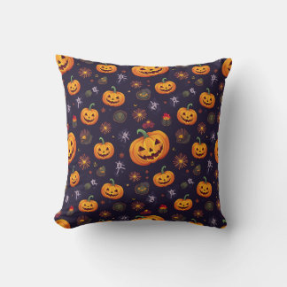 Halloween pumpkin pillow cushion