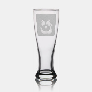 Halloween Pumpkin Pilsner Glass