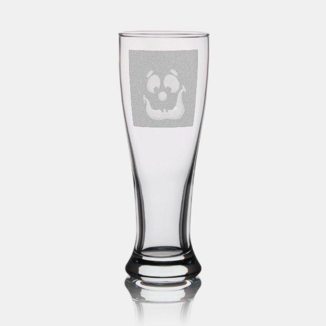 Halloween Pumpkin Pilsner Glass (Glassware)