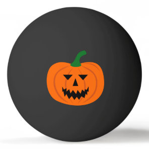 Halloween Pumpkin Ping Pong Ball