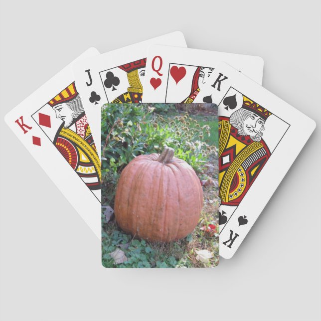 Halloween Pumpkin Poker Cards (Back)