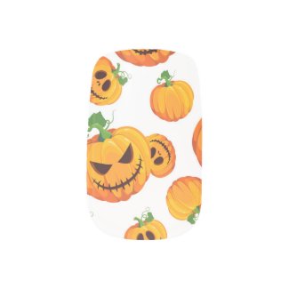 Halloween Pumpkin Pop Trick Or Treat Pattern Minx Nail Art