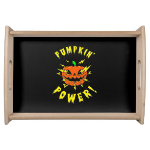 Halloween Pumpkin Power Serving Tray