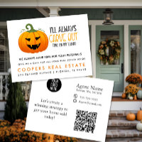 halloween pumpkin real estate client referrals