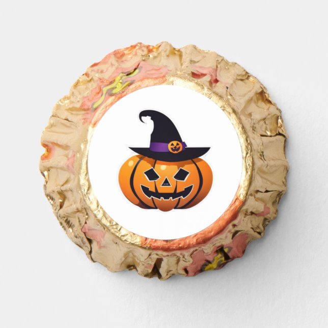 Halloween Pumpkin Reeses Peanut Butter Cups Reese's Peanut Butter Cups (Front)