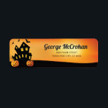 Halloween Pumpkin Return Address Label<br><div class="desc">Halloween Pumpkin Return Address Label. For further customization,  please click the "Customize it" button and use our design tool to modify this template.</div>