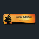 Halloween Pumpkin Return Address Label<br><div class="desc">Halloween Pumpkin Return Address Label. For further customization,  please click the "Customize it" button and use our design tool to modify this template.</div>